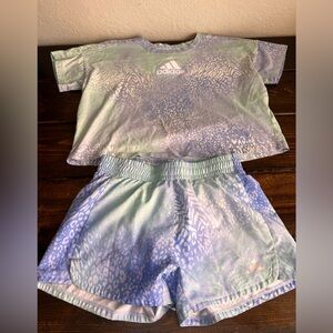 Girls adidas set